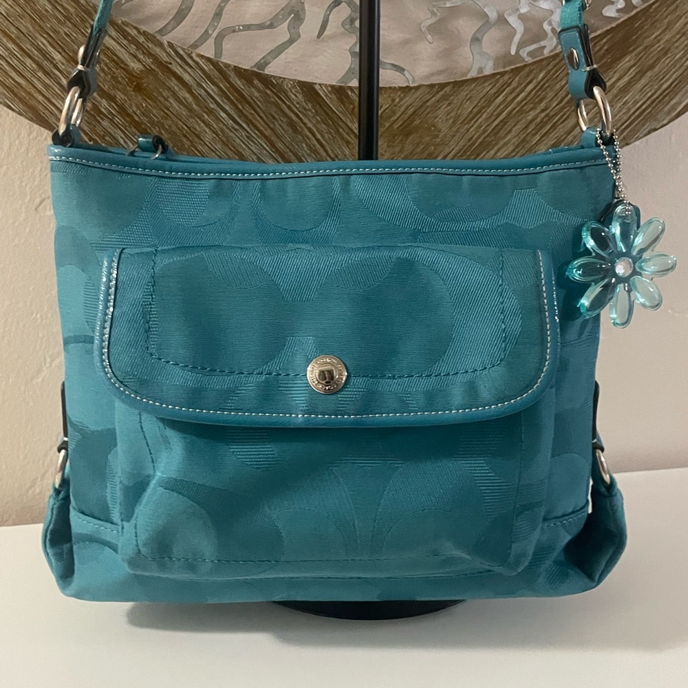 Coach Teal Crossbody Bag